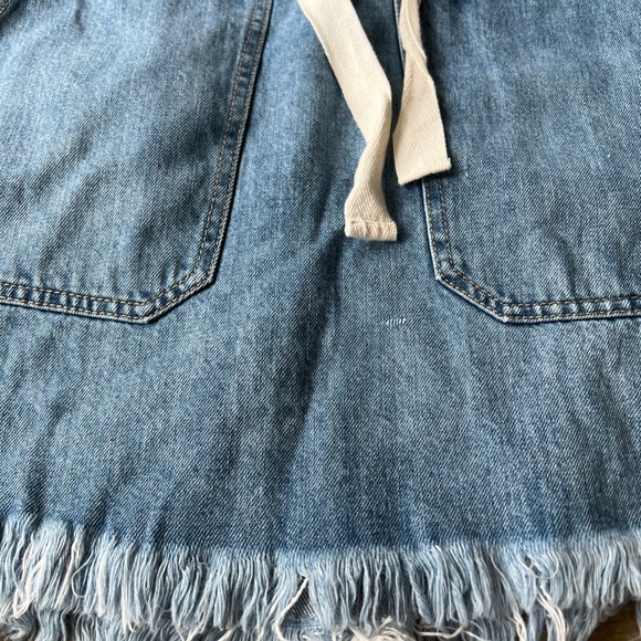 Lucky Brand woman’s denim drawstring jeans mini dress - Picture 13 of 14